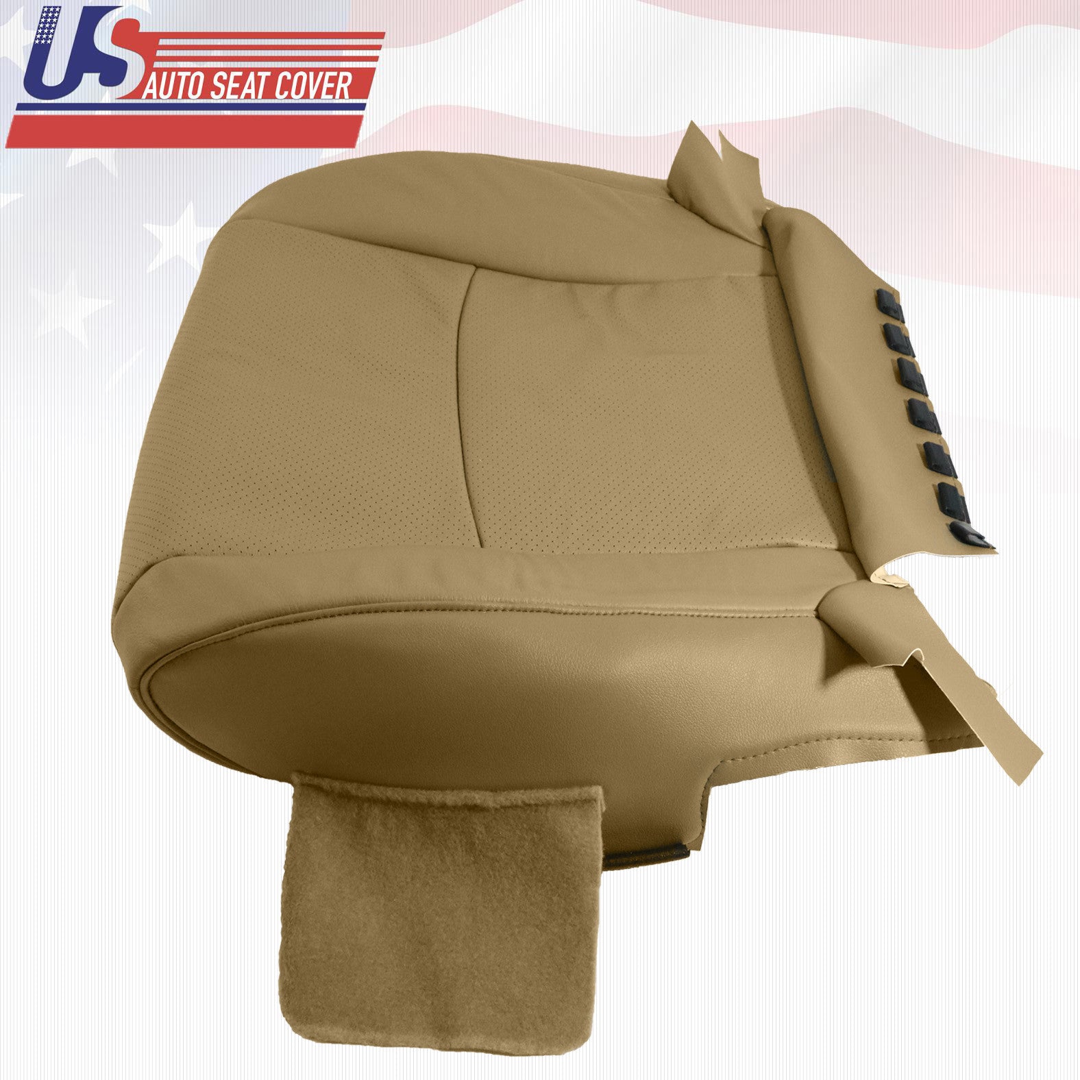 Driver/Passenger Bottom Perforated Leather For 2006 2007 Toyota Highlander