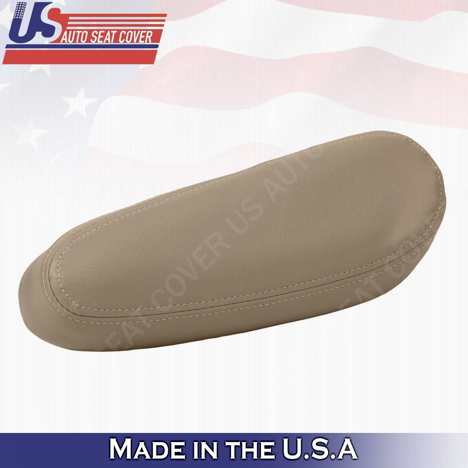 2003-2006 For Chevy Avalanche Driver Passenger Leather/Cloth Covers Neutral Tan