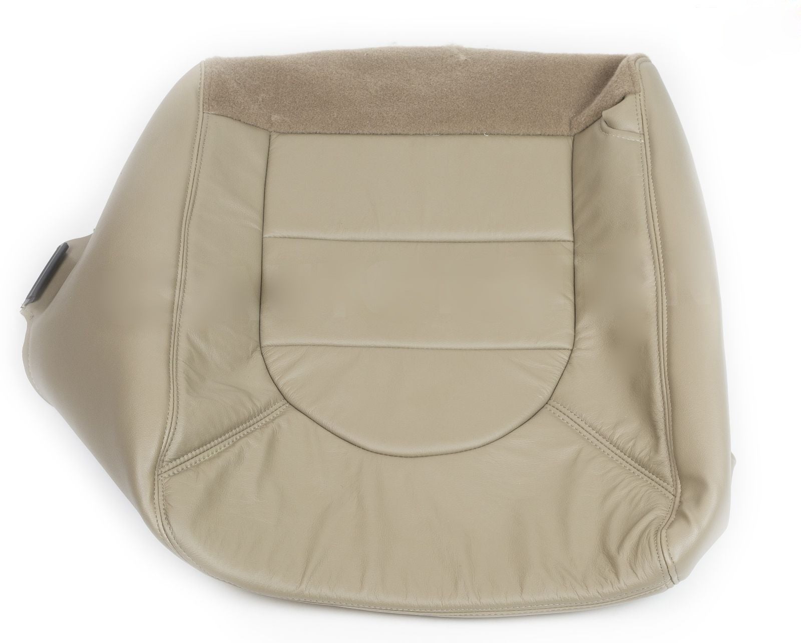 1999 Ford F-250 F-350 Lariat Passenger Bottom Replacement Leather Seat Cover Tan