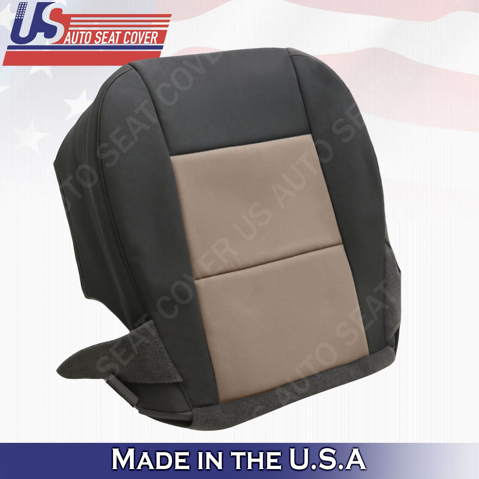2003 2004 2005 2006 Ford Ranger Driver Bottom Cloth Cover 2-tone Black & Tan