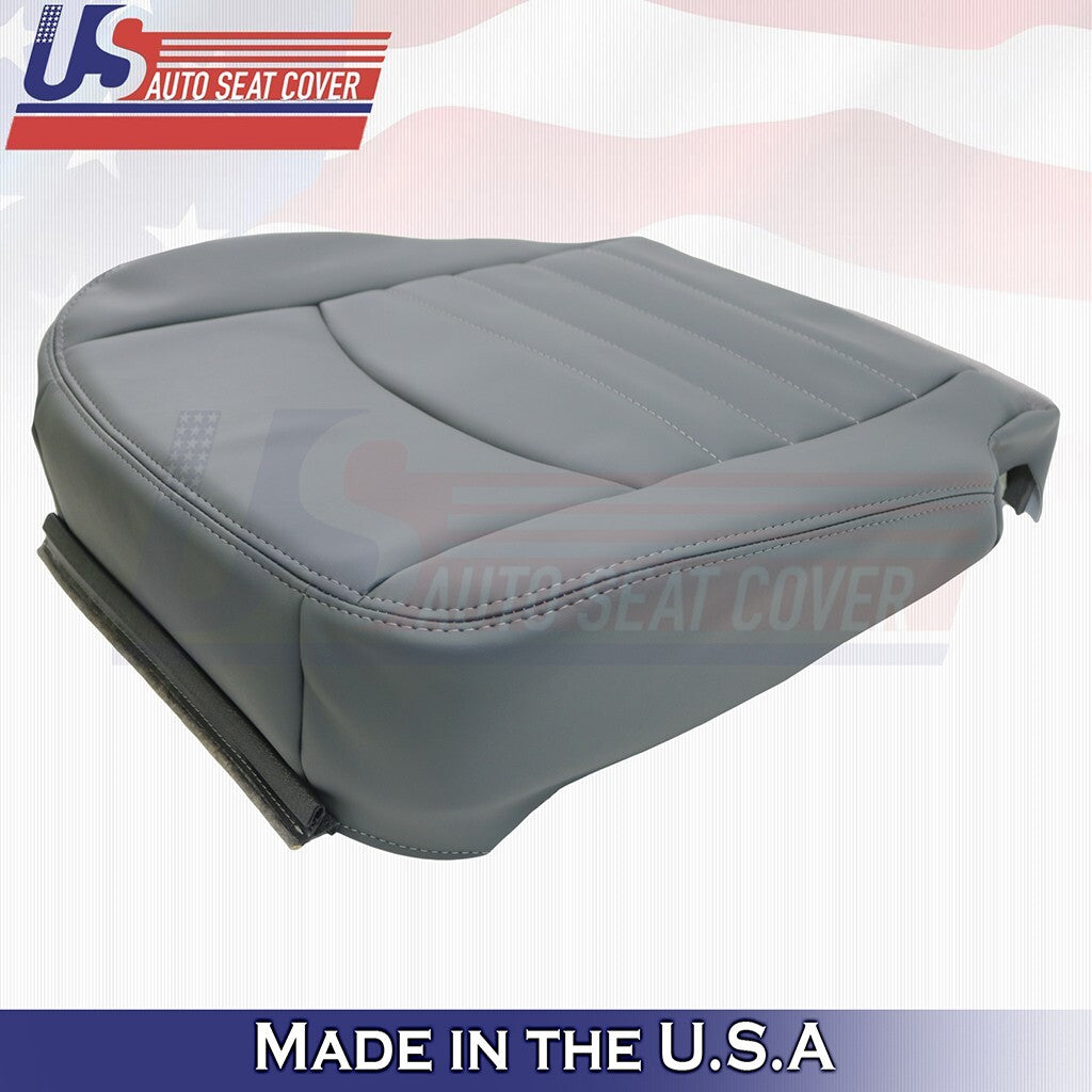2013 to 2018 Fits Dodge Ram ST Tradesman Driver Bottom Vinyl Seat Cover Gray