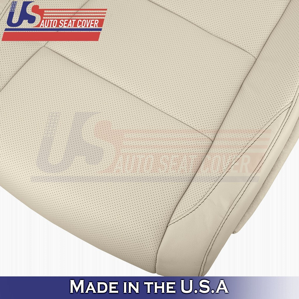 2014 to 2019 For Toyota Highlander Passenger Bottom Vinyl w/Perf Cover Tan