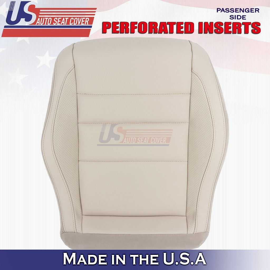 2010-2017 For Mercedes Benz E350 Coupe Leather Perf. Passenger Bottom Cover Tan