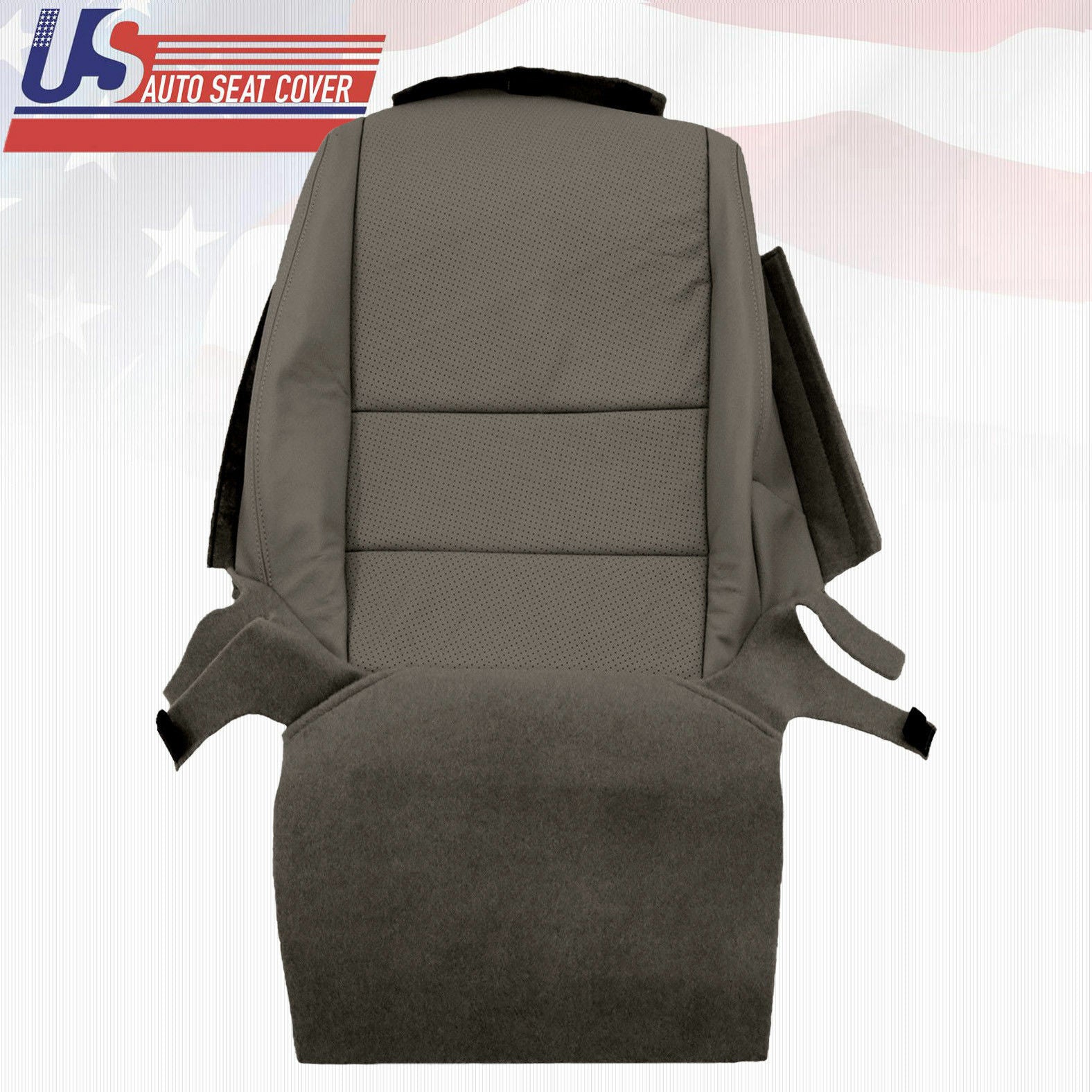 Fits 2005 Acura TL Front Driver Bottom Replacement Cover Perforated Leather Gray