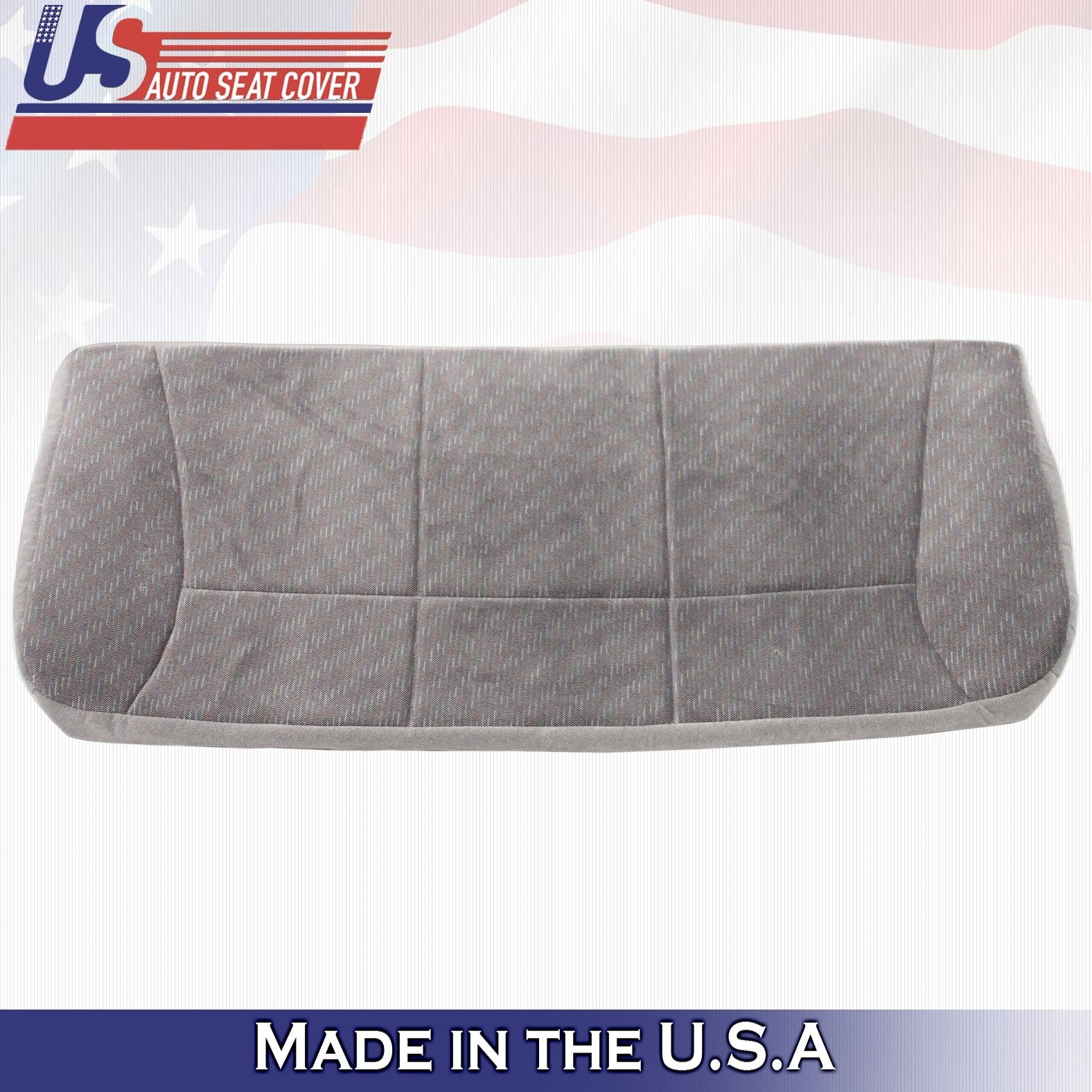 1992 to 1996 FITS Ford Bronco XLT Rear Bench Bottom Cloth Seat Cover Gray