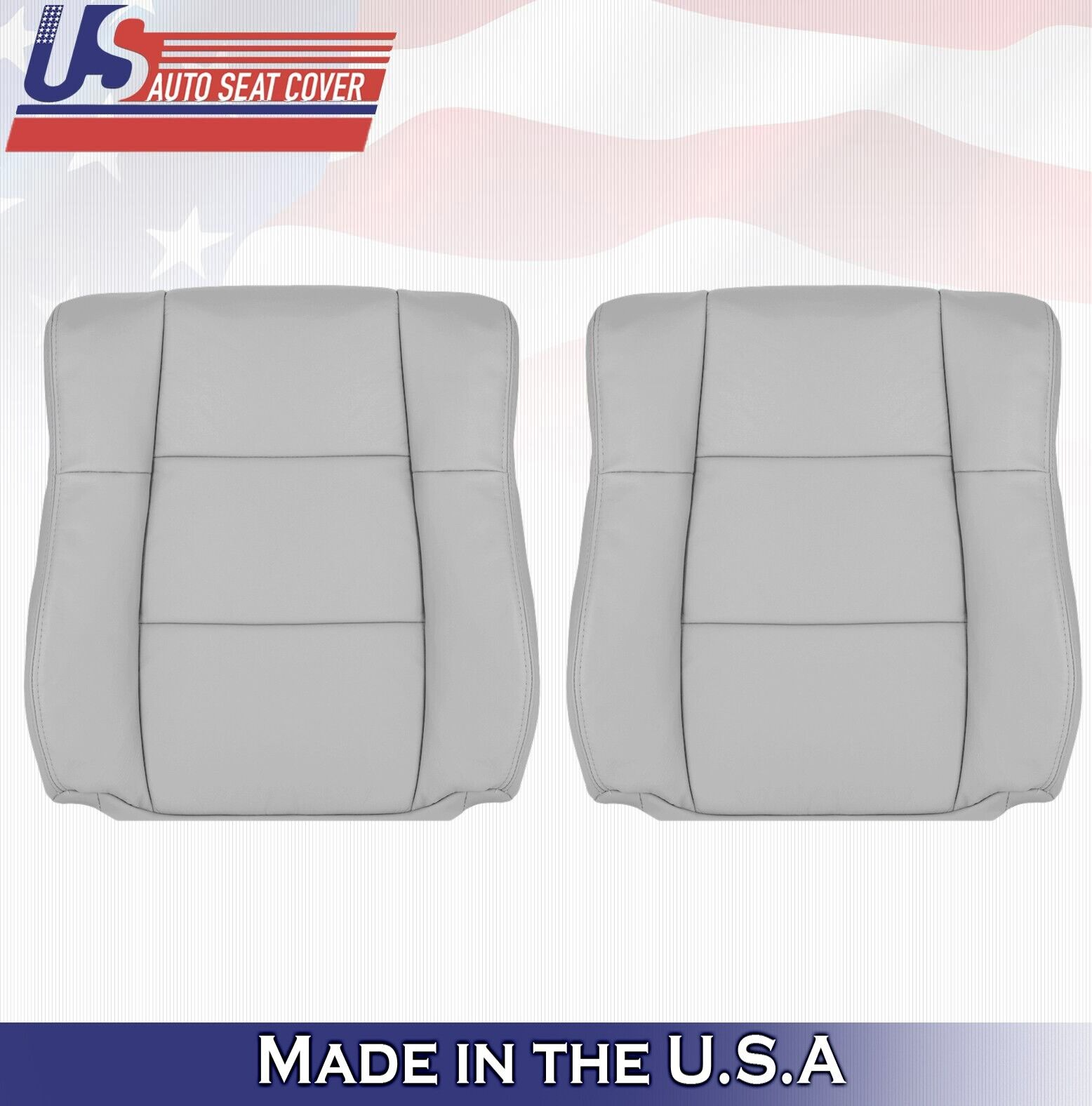 2000 2001 For Lexus ES300 Driver & Passenger Top Leather Seat Covers Sage