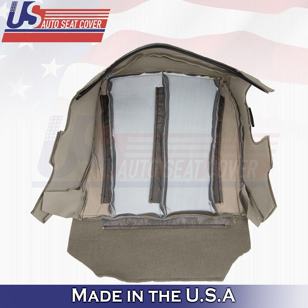 2007 to 2011 Fits Toyota Camry Driver Bottom & Top Leather Seat Cover Tan