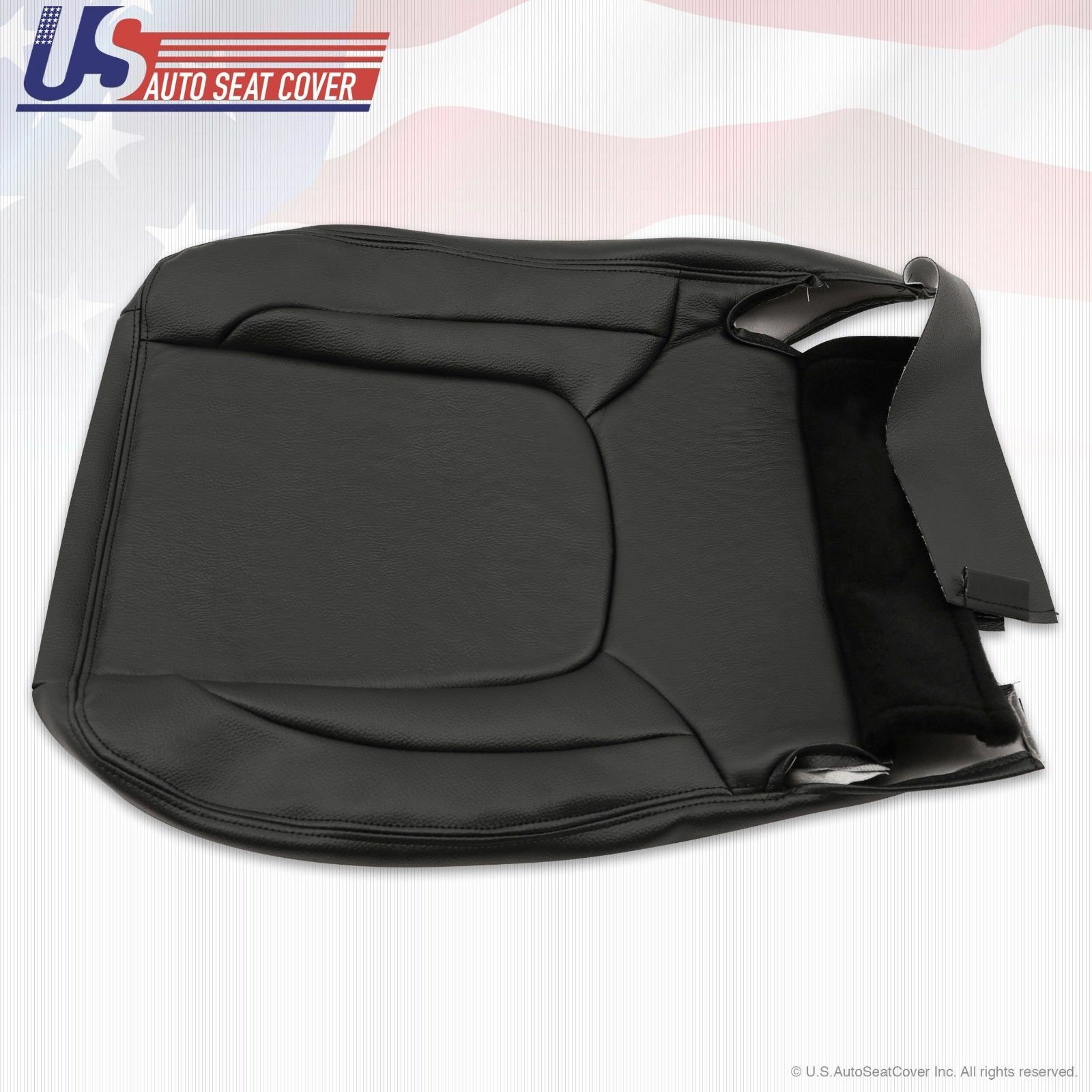 2005 For Dodge Ram Laramie Driver Bottom Replacement Leather Seat Cover Gray
