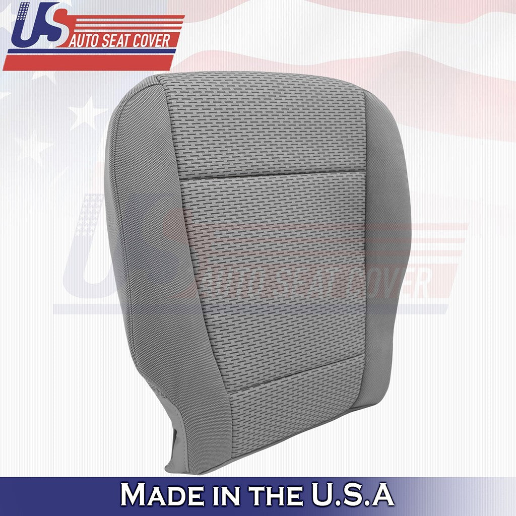 2013 to 2018 Fits Ford F150 XLT Driver Bottom Cloth Replacement Seat Cover Gray