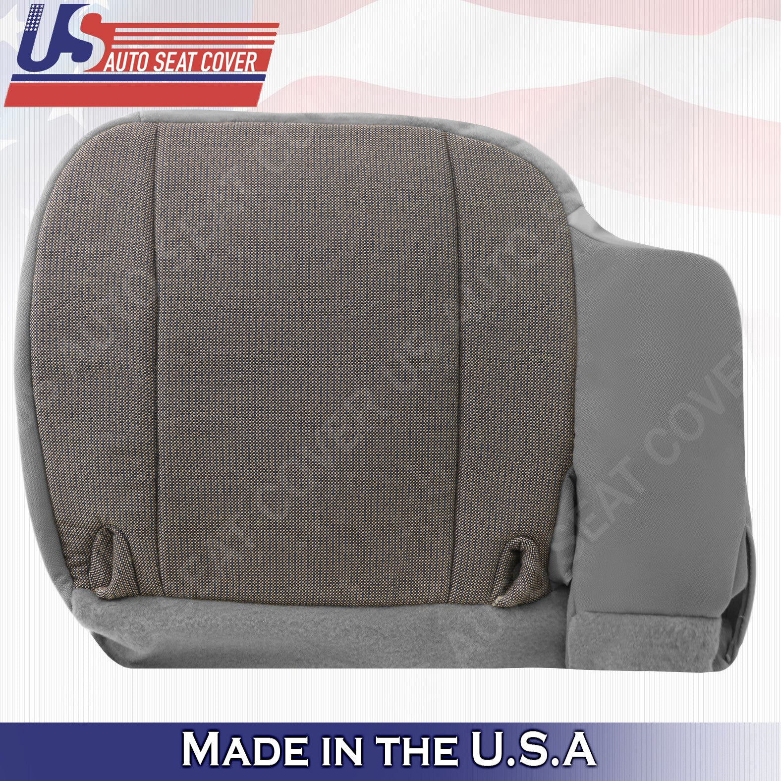 2000 2001 2002 Ford Ranger XL XLT TOP & BOTTOM cloth seat cover Gray