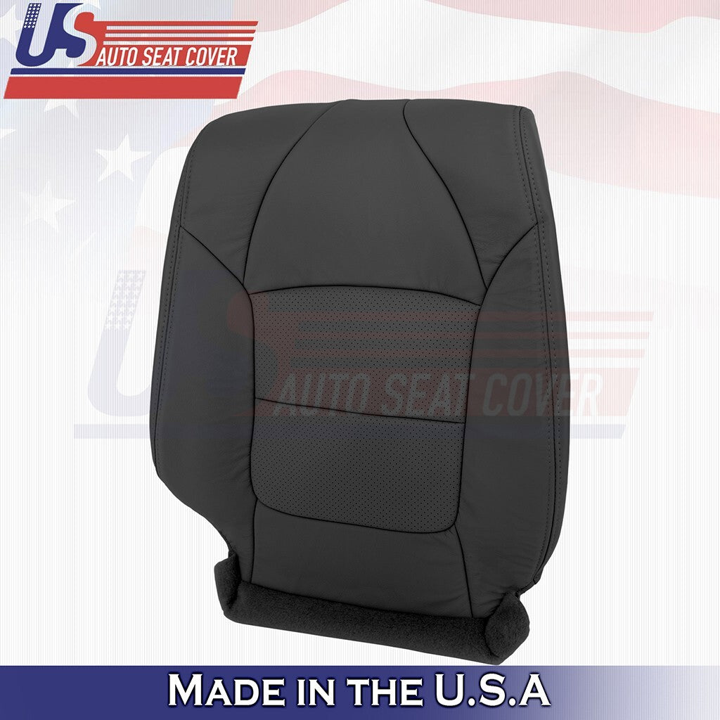 2002 2003 Compatible with Acura TL Type S Passenger Top Leather Seat Cover Black