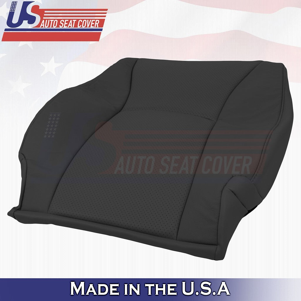 2004 2005 2006 2007 For Toyota Highlander Driver Top Leather Seat Cover Black