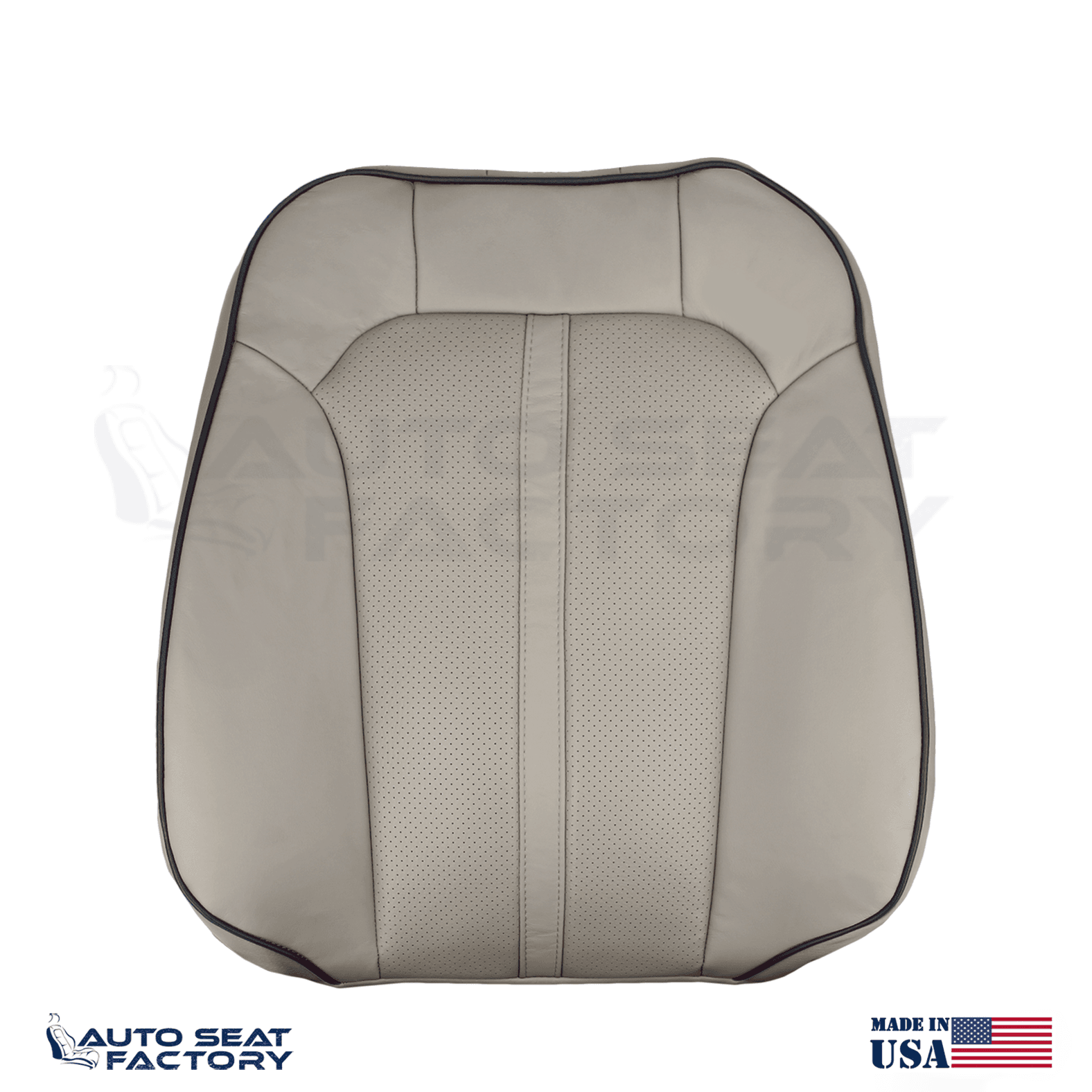 Replacement Fits 2011 - 2015 Lincoln MKX Driver Side Top Perforated Seat Cover