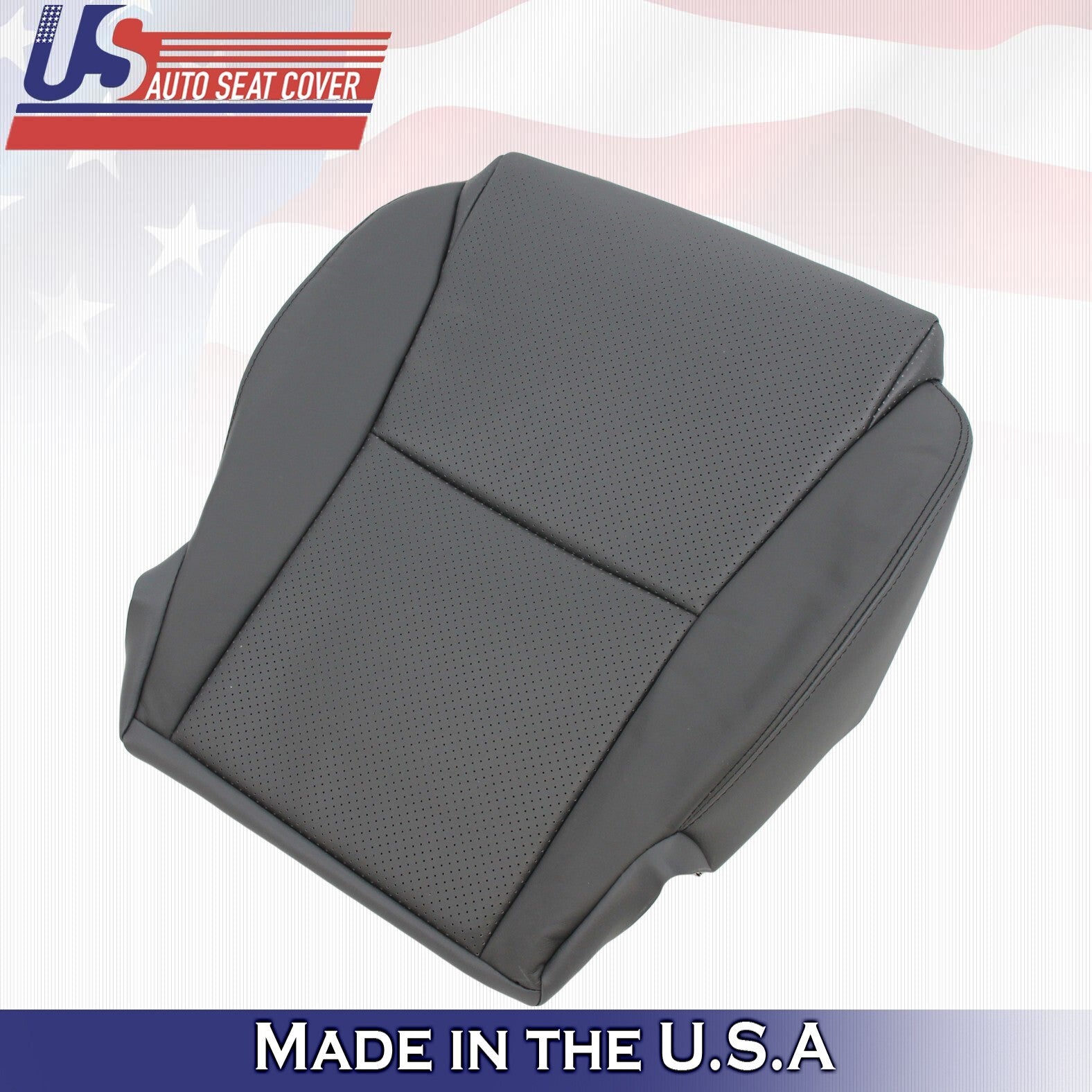 2008 For Toyota Solara Convertible Front Driver Bottom Leather Seat Cover Gray