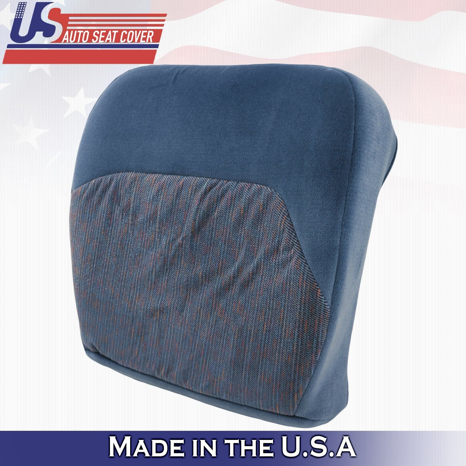 1994 1995 For Ford F150 F250 F350 F450 XLT Driver Bottom Cloth Seat Cover Blue