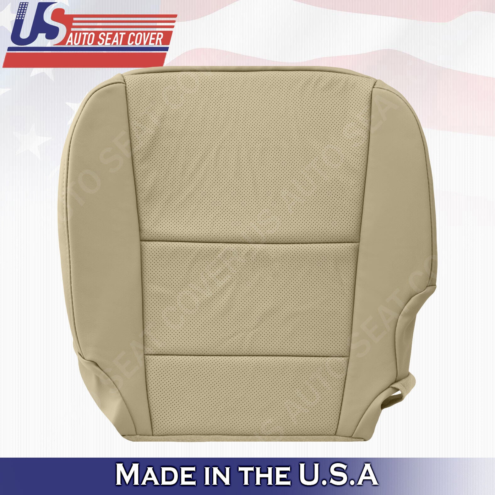 For 2013 2014 2015 2016 2017 2018 Acura RDX Bottoms Perforated Leather Cover Tan