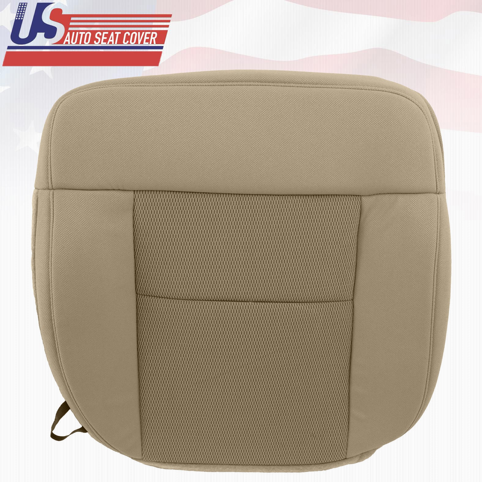 2004 - 2006 Ford F150 Driver and Passenger Bottom Replacement Cloth Cover Tan