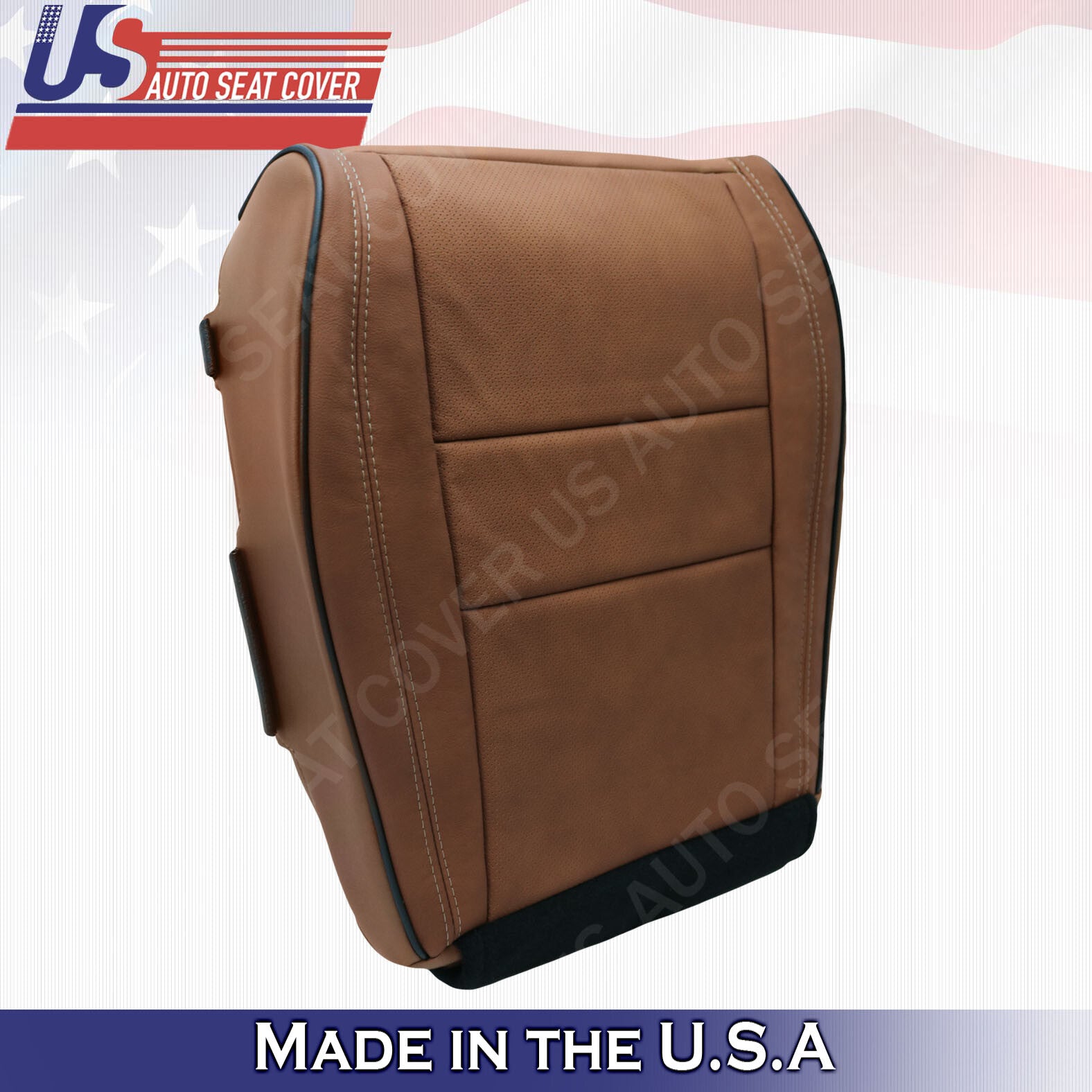 PASSENGER Bottom Leather Cove Saddle Brown 2014 2015 Fits Jeep Overland