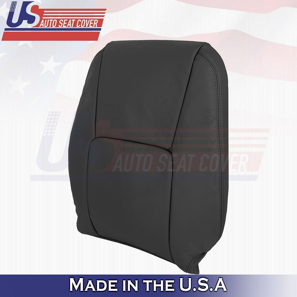 2002-2006 Fits Toyota Camry Driver &Passenger Tops Leather Seat Cover Black