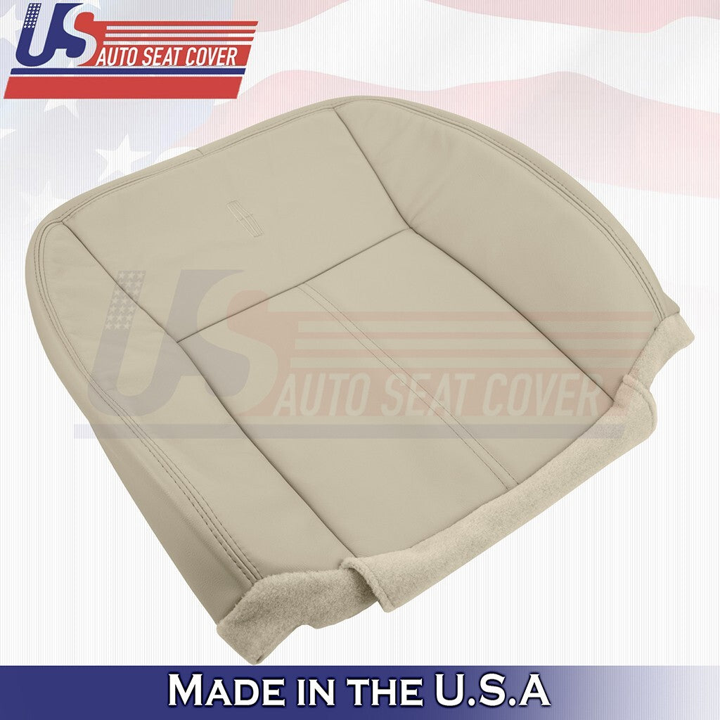 2007 2008 2009 2010 2011 For Lincoln Town Car Driver UPPER Leather Cover Tan