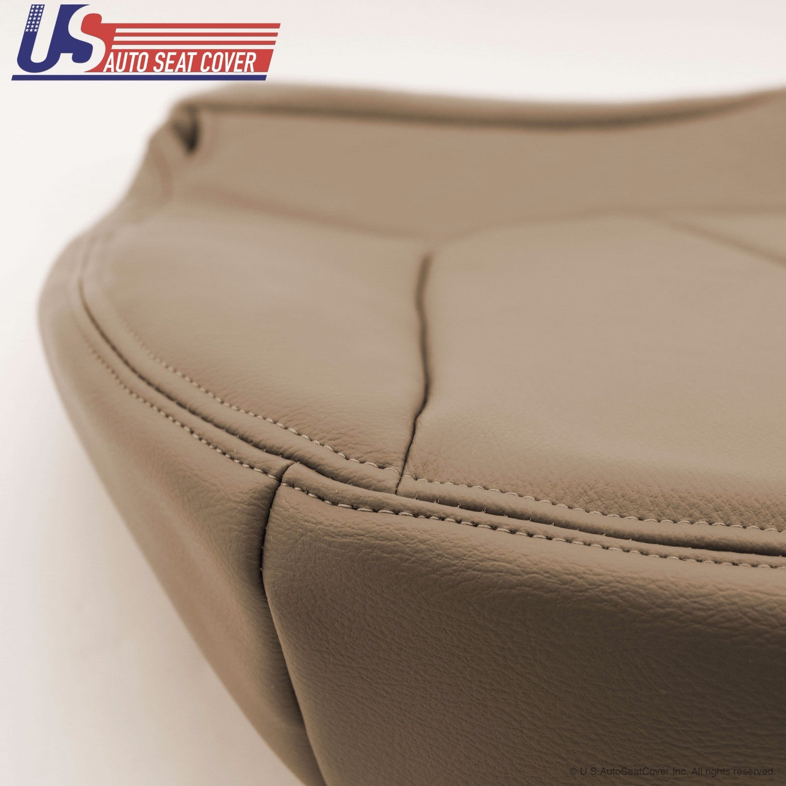 1997-2002 Expedition XLT  Driver Side Bottom Leather Seat Cover Tan