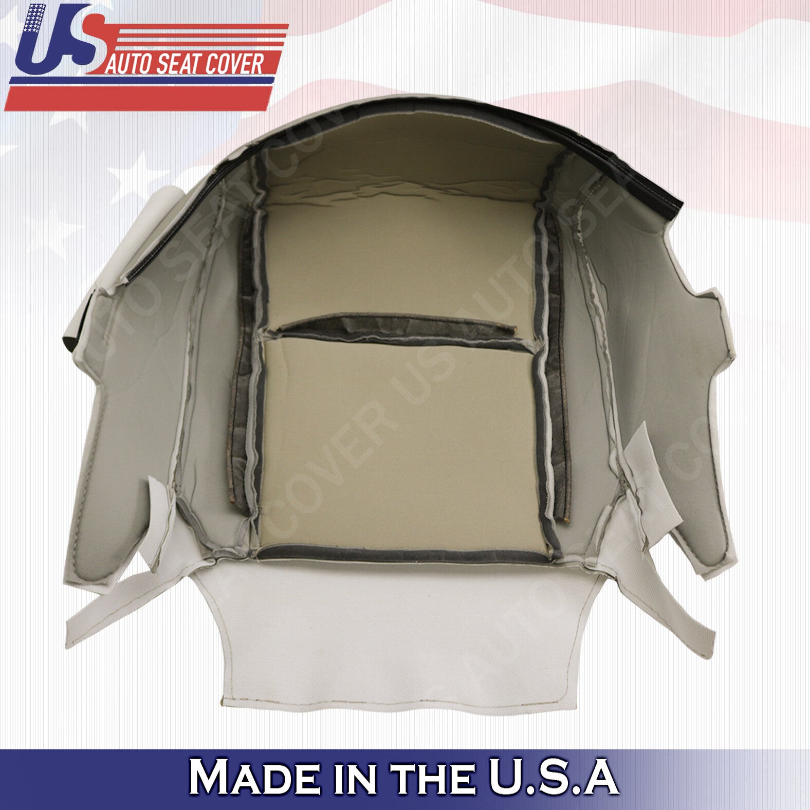Fits Toyota Highlander 2008 to 2013 Driver & Passenger Bottoms Leather Cover Tan