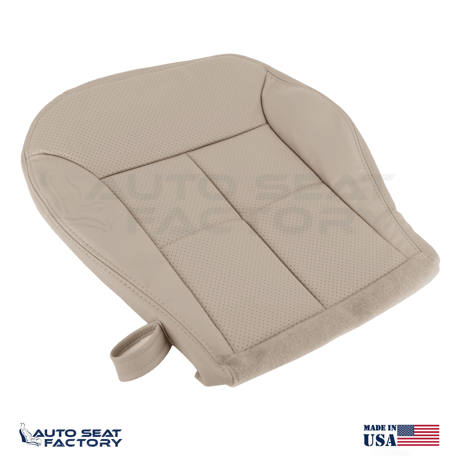 For 2007- 2010 Lincoln MKX Perforated RIGHT Bottom Cashmere Leather Seat Cover