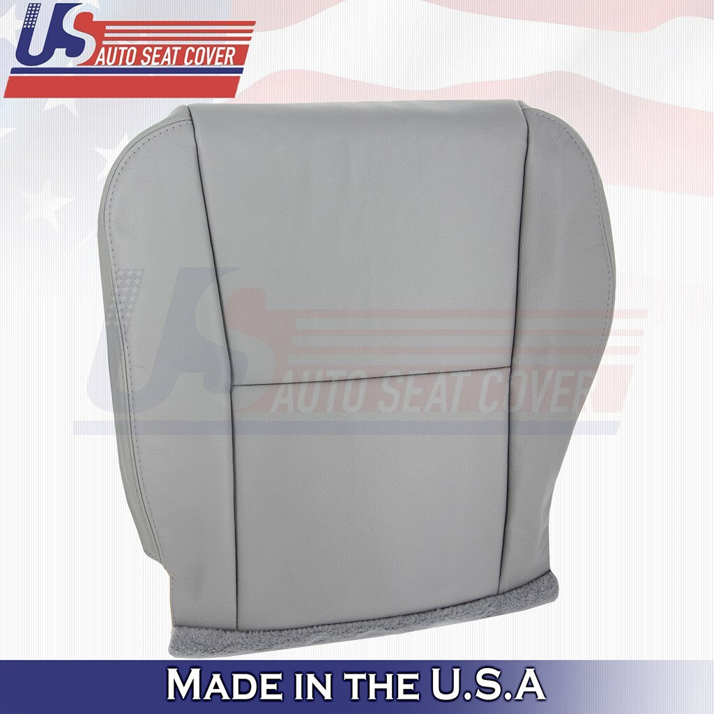 2002-2006 Fits Toyota Camry Driver Side Bottom Leather Seat Cover Gray