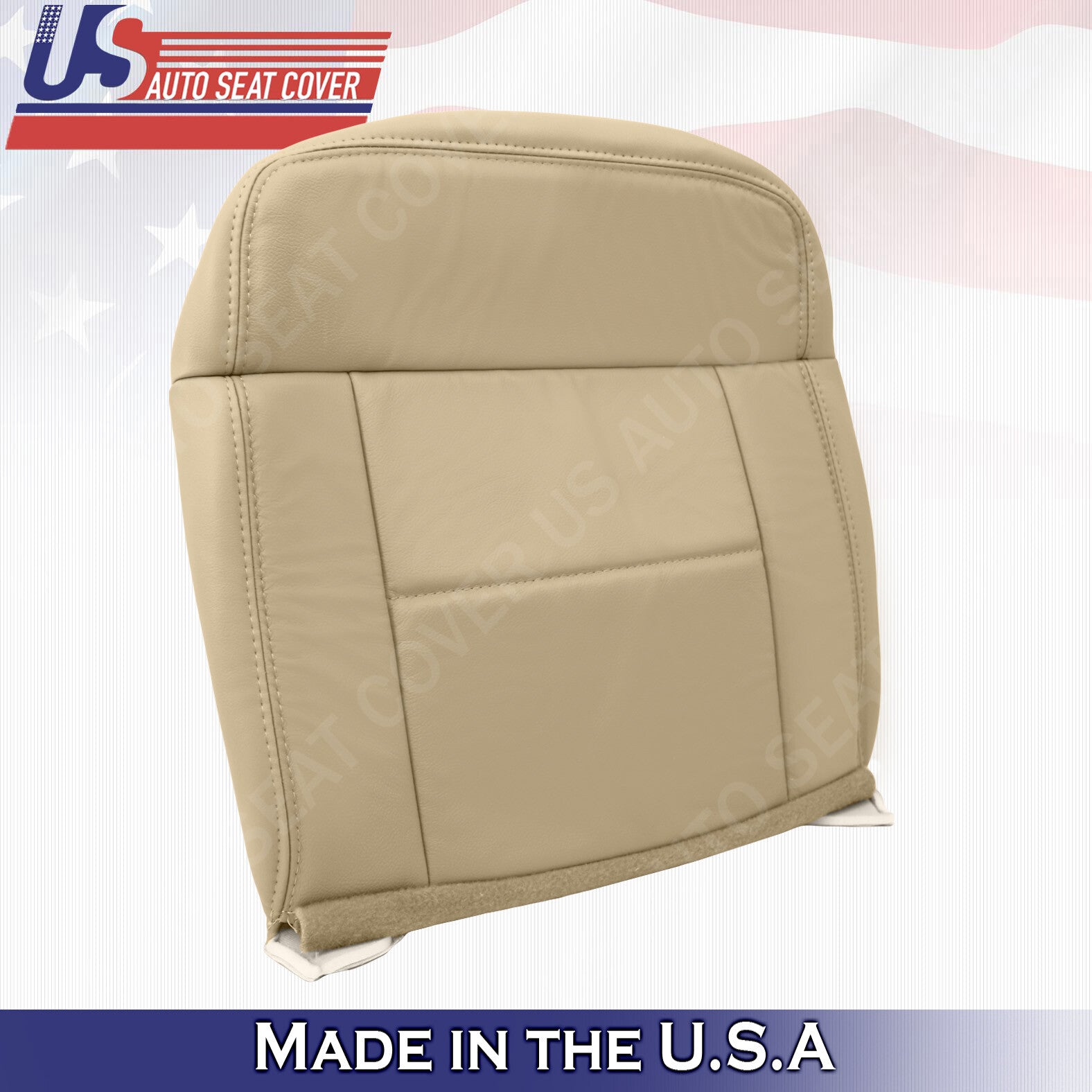 Rear Passenger Bottom leathe Cover For 2004 Ford F150 Lariat Light Parchment Tan