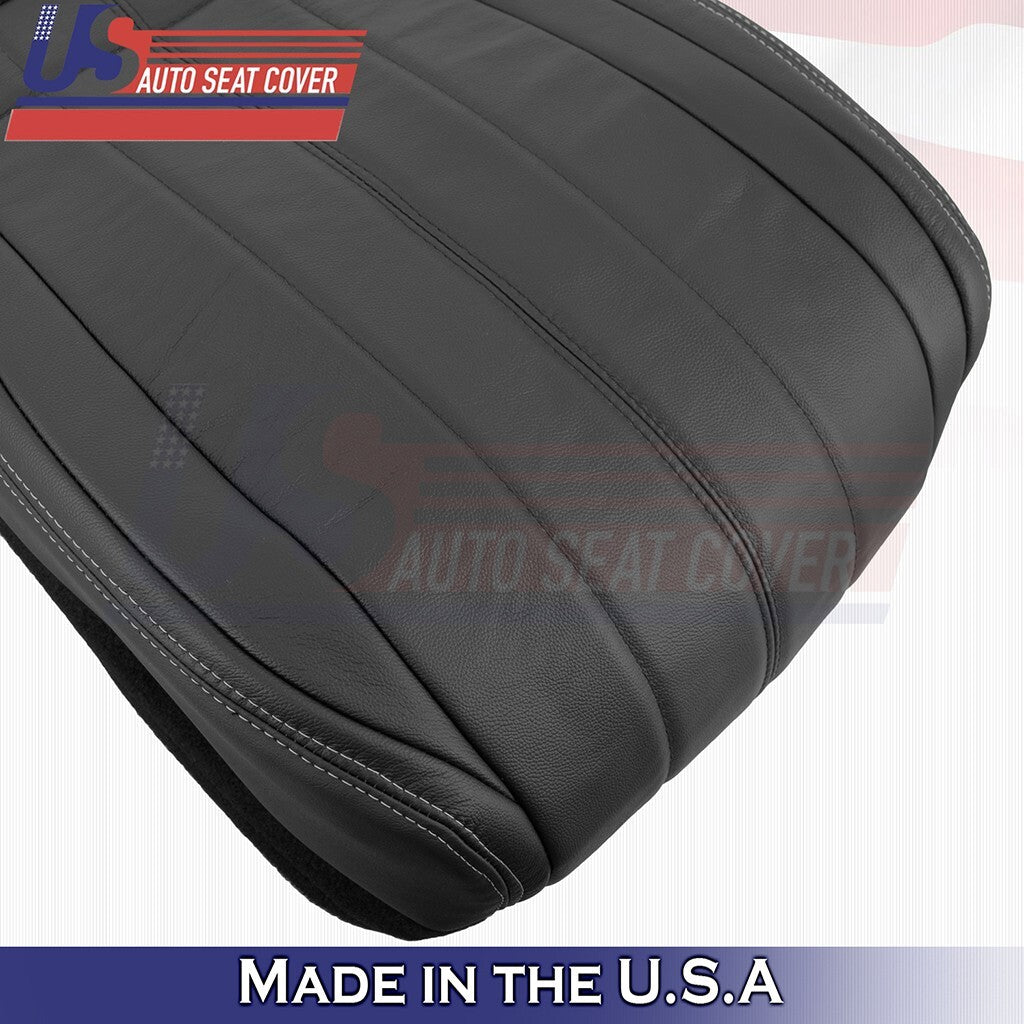 2015 2016 2017 For Infiniti FX35 Driver Bottom Leather Seat Cover Black