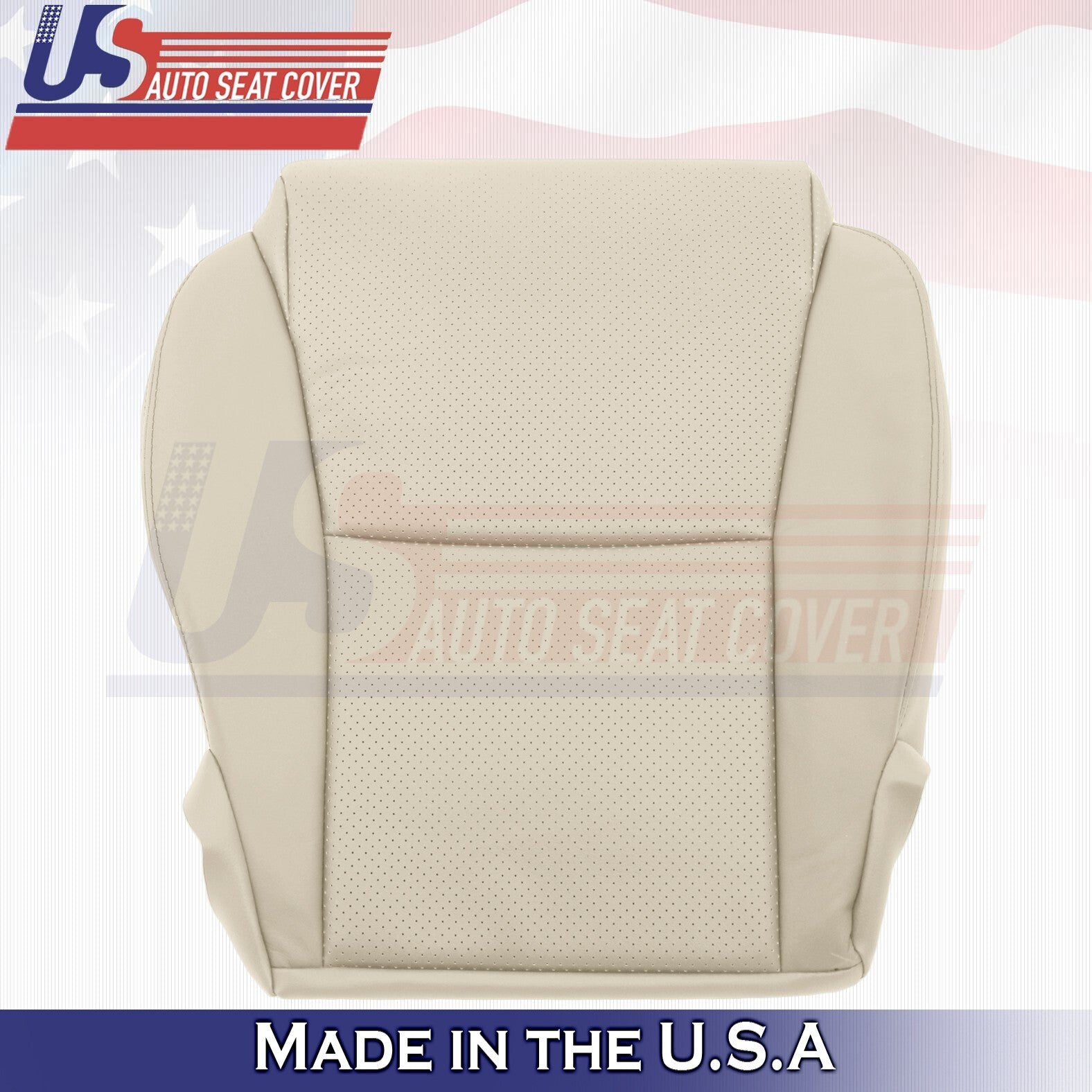 2004 to 2008 For Toyota Solara Passenger Bottom &Top Leather Seat Covers Tan