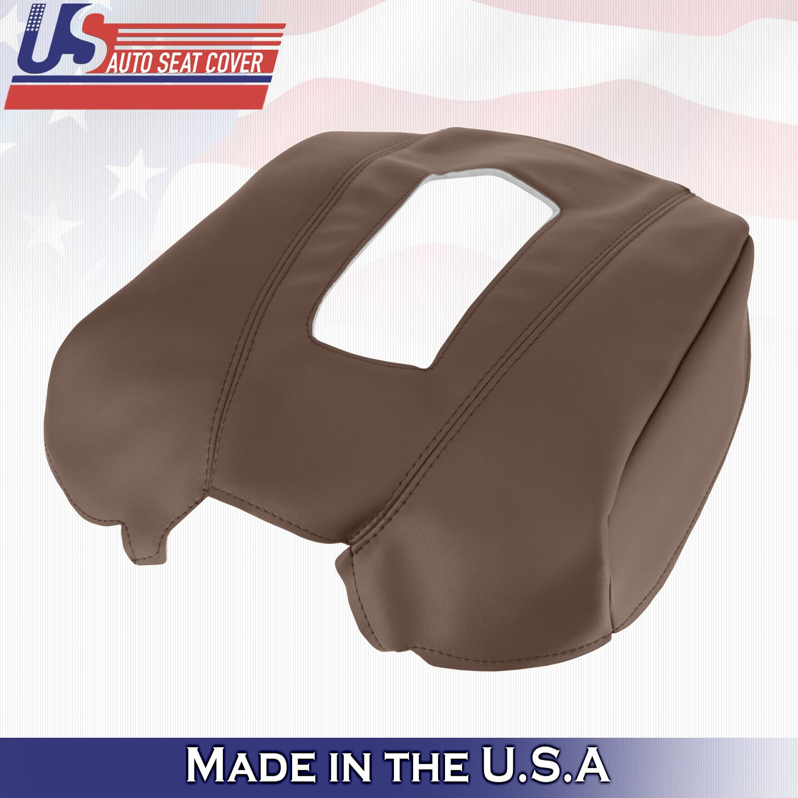 2015 2020 Cadillac Escalade Brown Leather Console Lid Cover Armrest Replacement