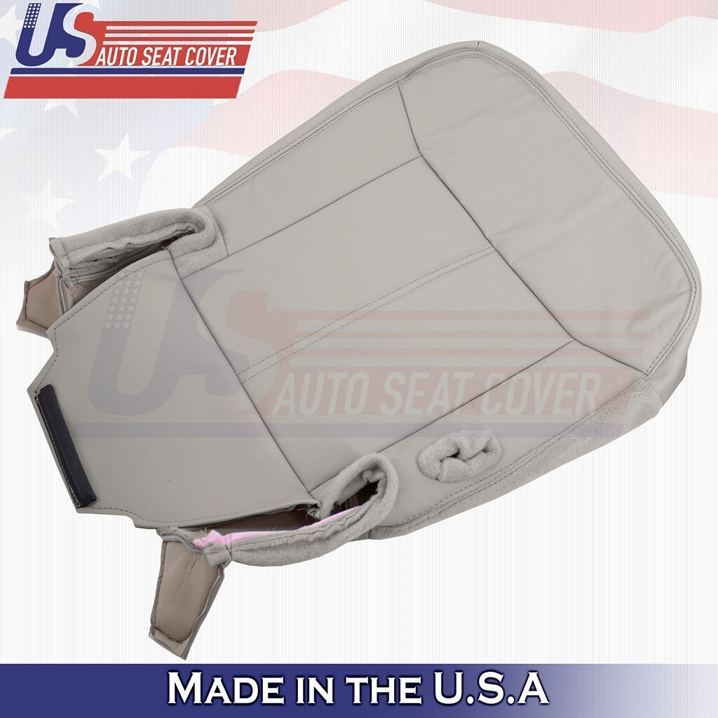 2003-2011 For Lincoln Town Car Driver Passenger Tops Bottoms Leather Cover Gray