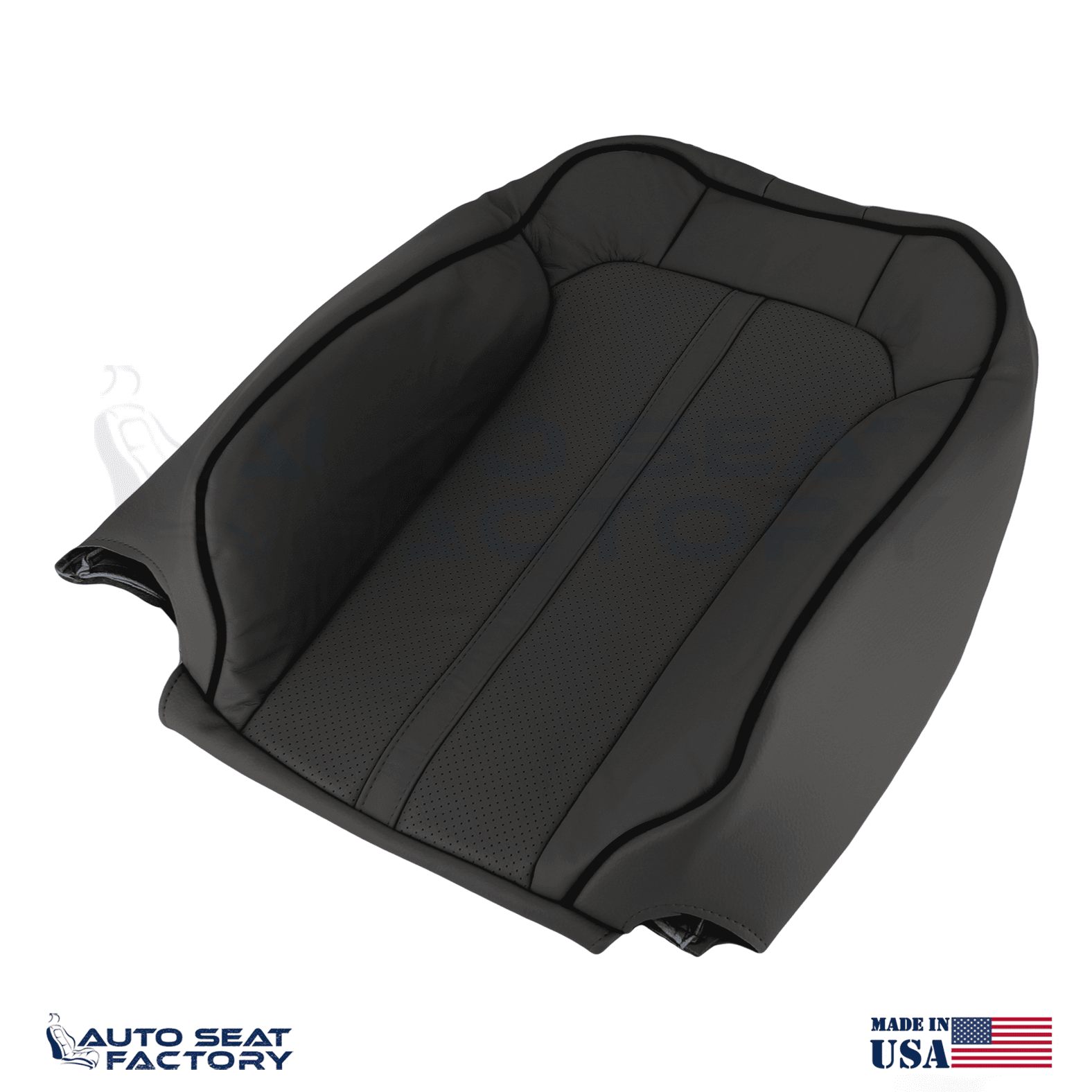 Replacement Fits 2011 - 2015 Lincoln MKX Driver Side Top Perforated Seat Cover