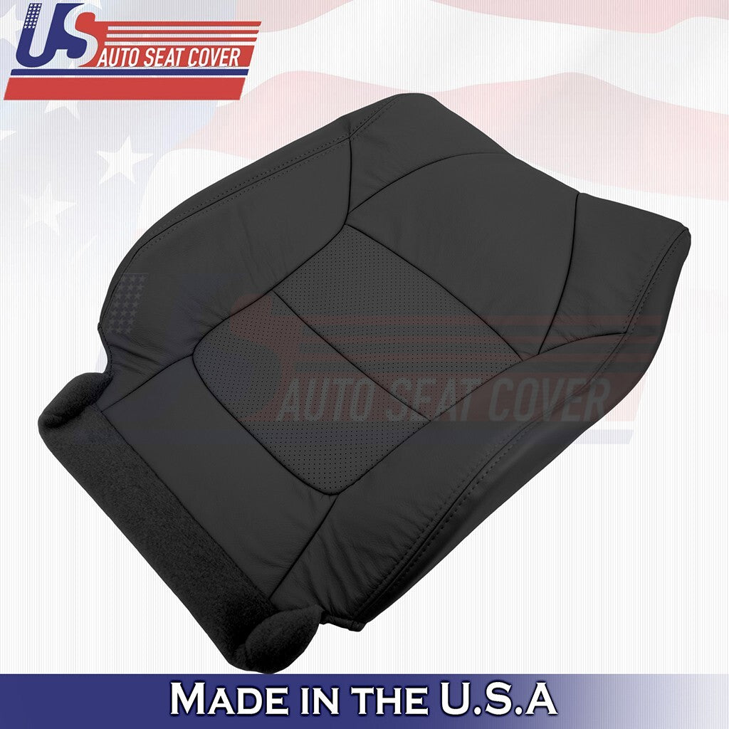 2002 2003 Compatible with Acura TL Type S Passenger Top Leather Seat Cover Black