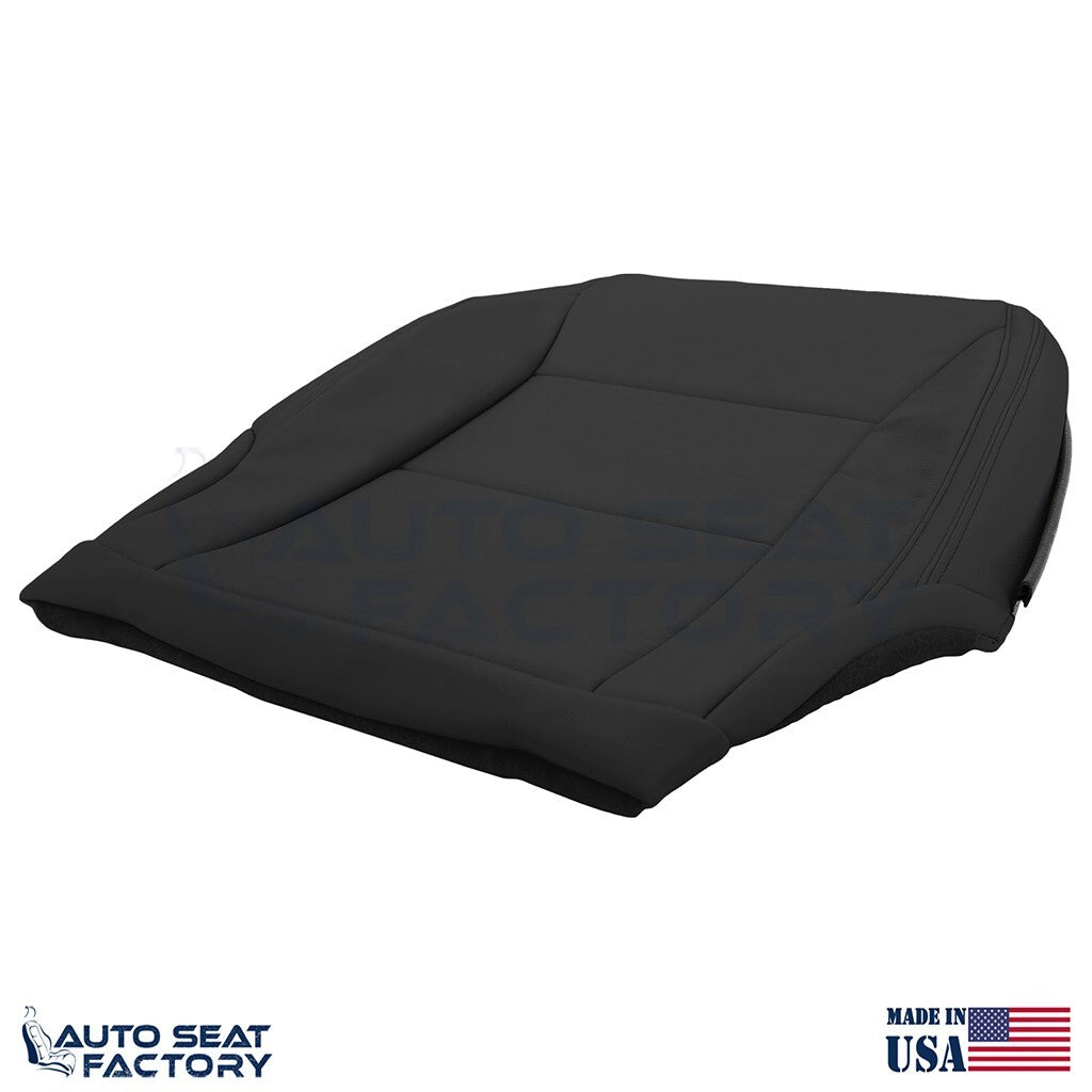 Replacement Fits 2014 2015 Mercedes Benz CLA Driver Bottom Blk Vinyl Seat Cover