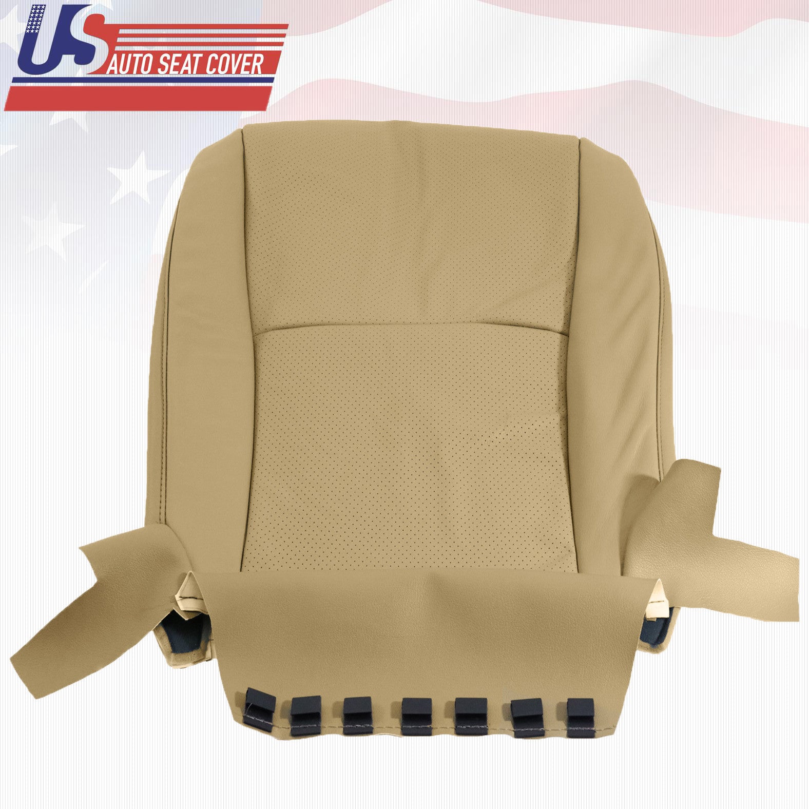 Driver/Passenger Bottom Perforated Leather For 2006 2007 Toyota Highlander
