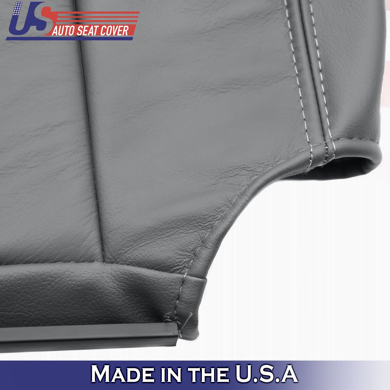 Driver & Passenger Top Leather Covers Gray 2001 to 2003 Ford Explorer Sport Trac
