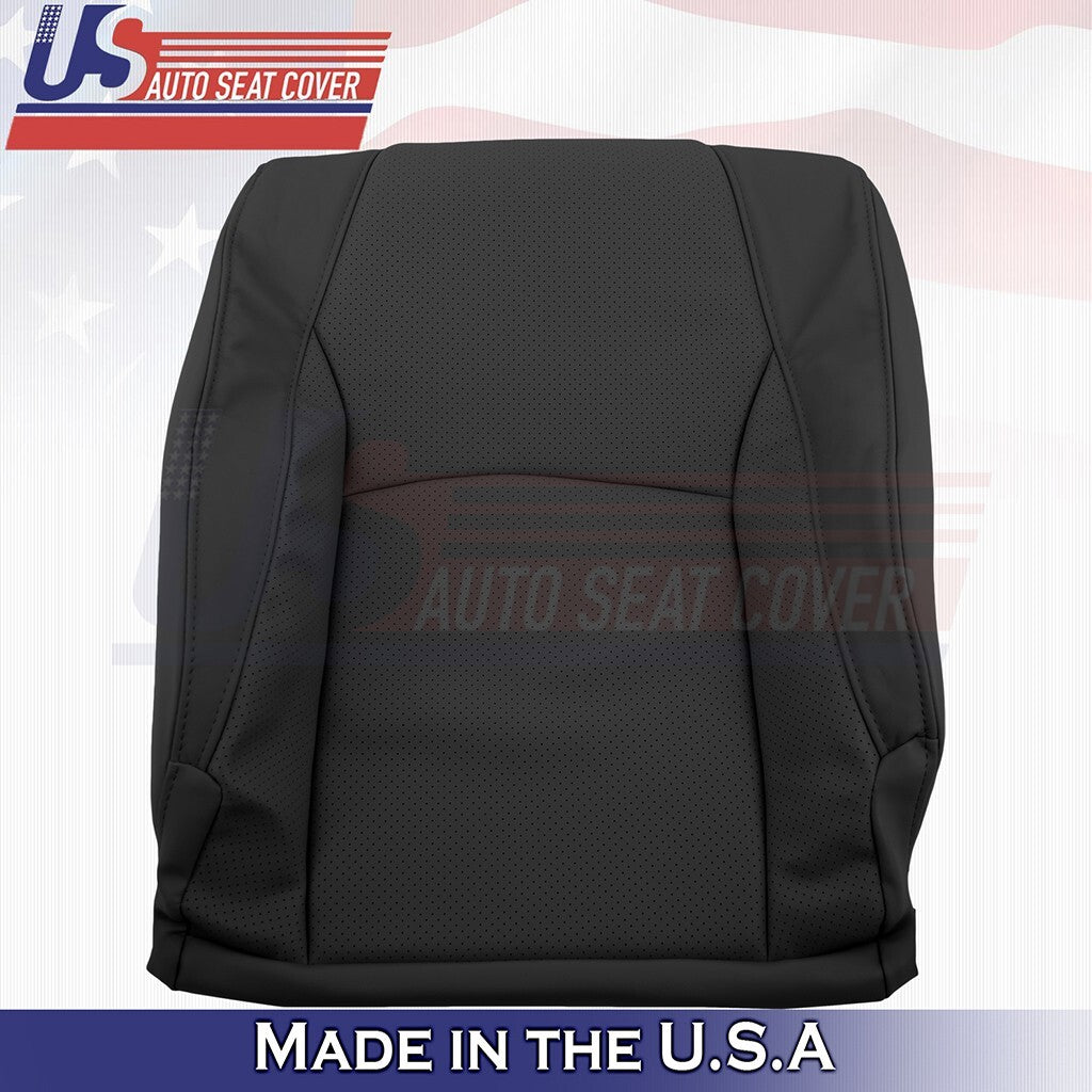 2003 to 2009 For Lexus RX330 RX350 Driver Top Synth Leather Perf Cover Black