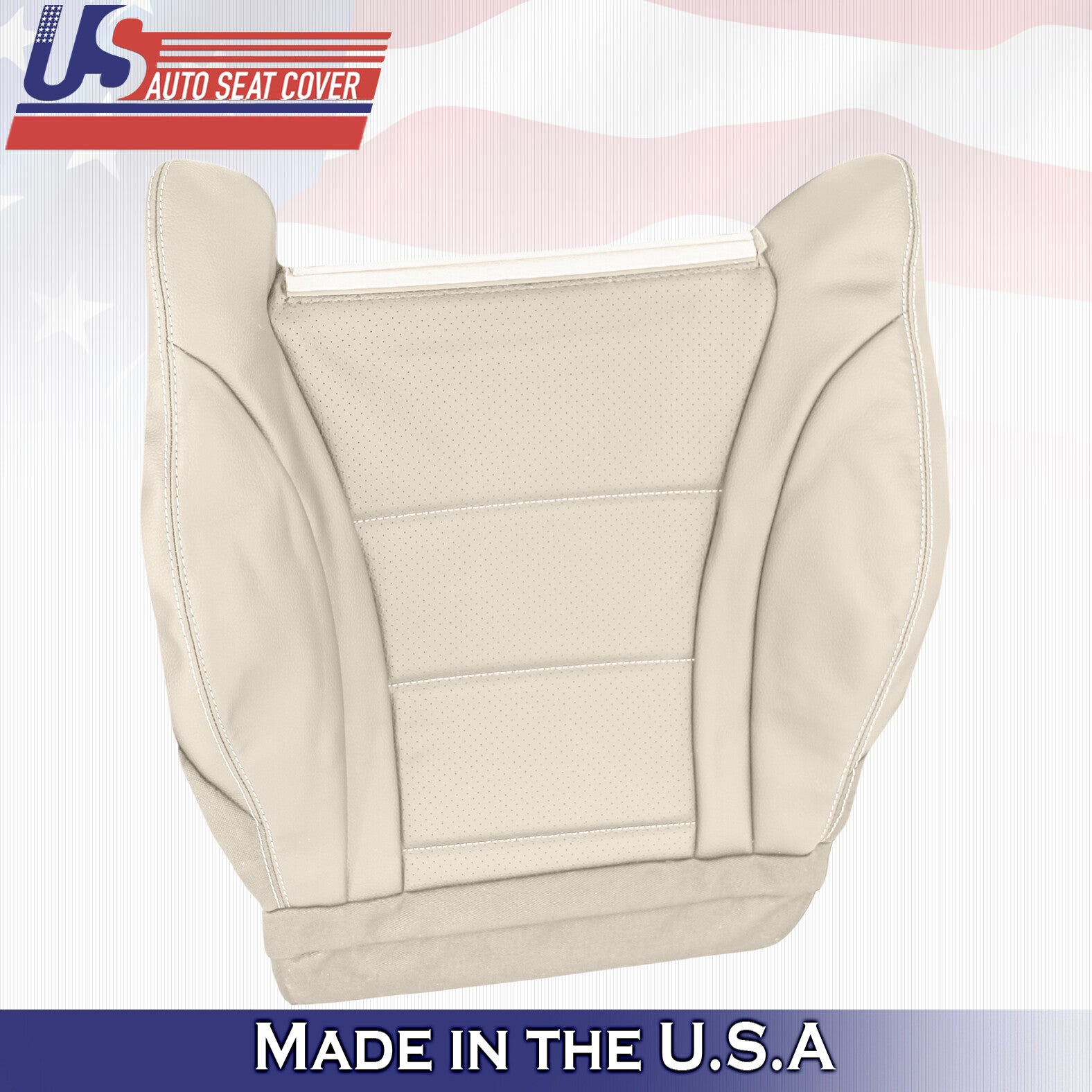2016 2017 For Mercedes Benz GLC Passenger Side Bottom Leather Seat Cover Tan
