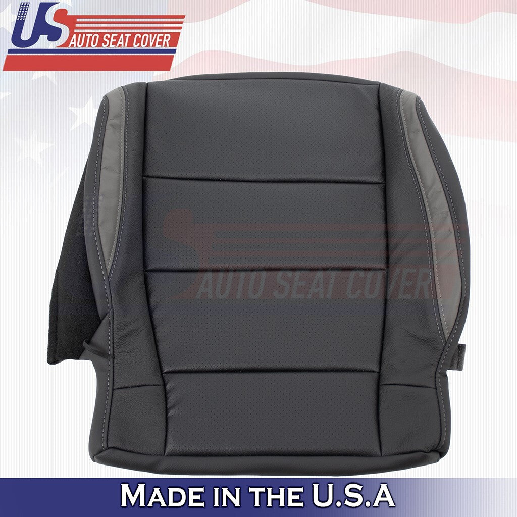 2017 to 2020 Fits Ford F150 Raptor Passenger Bottom Perf Leather Cover Black