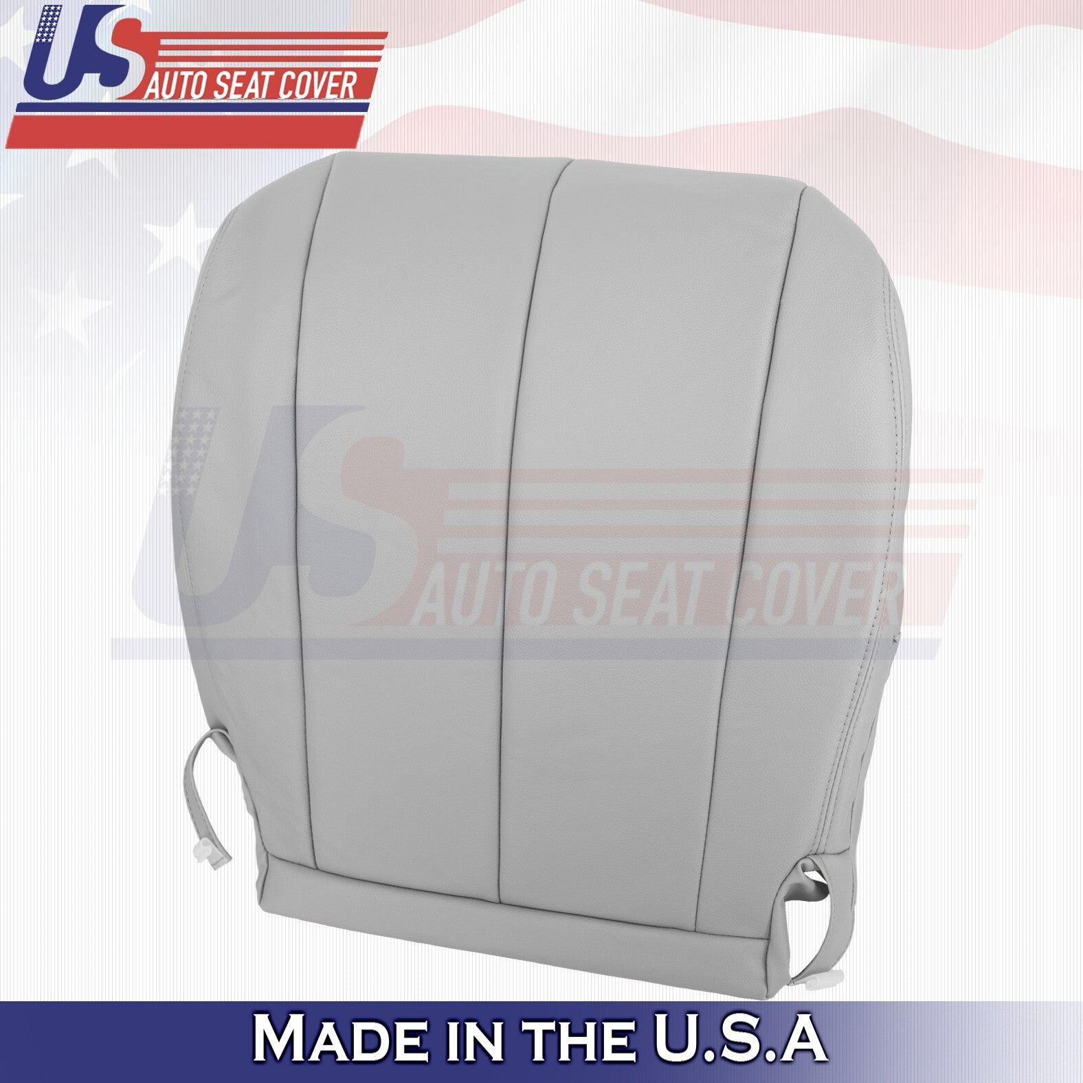 2011 to 2014 Fits Toyota Sienna Driver Bottom Leather Seat Cover Light Gray