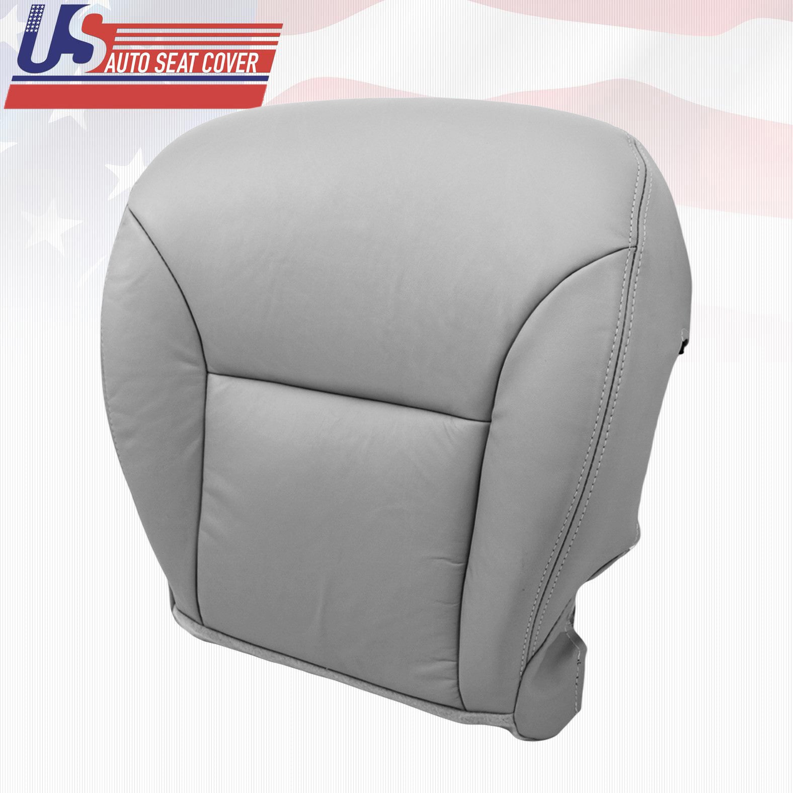 Fits 2002 - 2006 Lexus ES300 ES330 PASSENGER BOTTOM Leather Seat Cover Gray