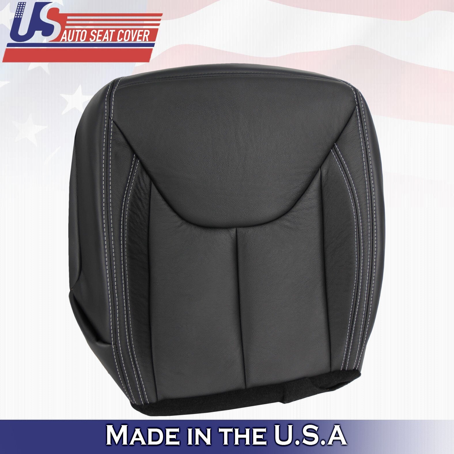 2011-2017 For Jeep Wrangler Rubicon Passenger Bottom Leather Cover Black