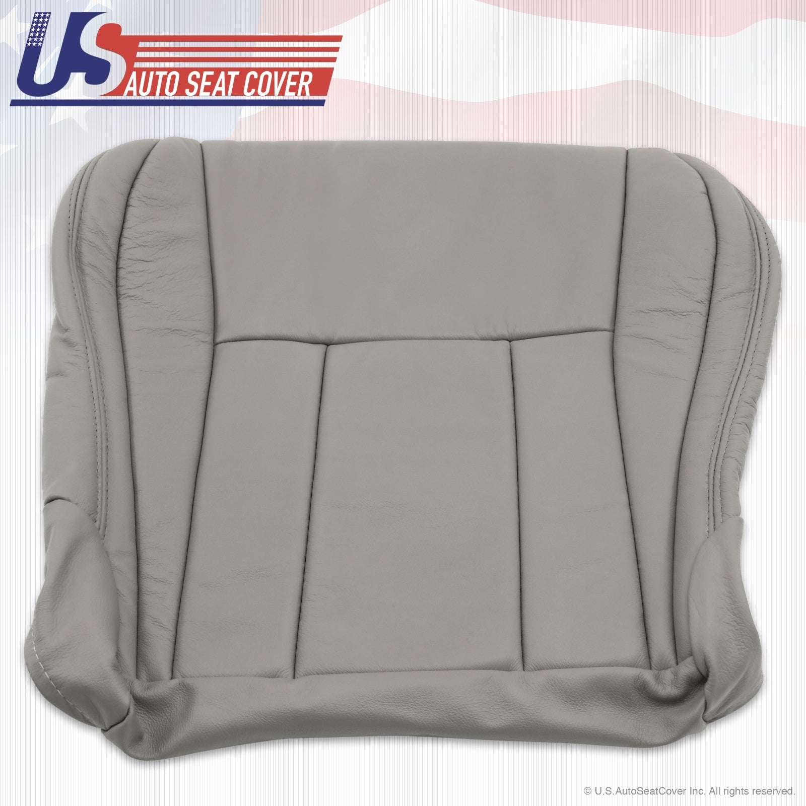 For 1996 to 2002 Toyota 4Runner Front "Left/ Right" Bottom Vinyl Seat Cover Gray