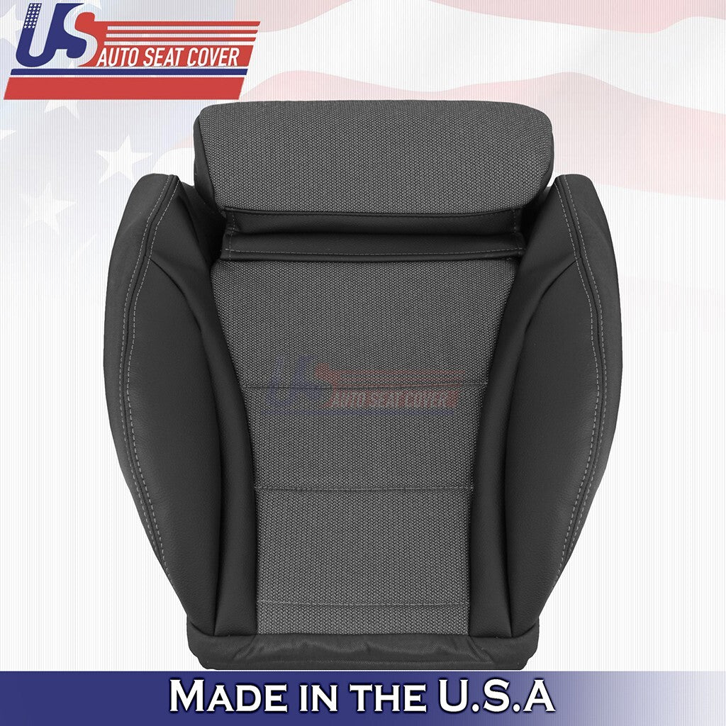 2016-2020 FOR Mercedes Benz GLC Driver Bottom Leather/Cloth Seat Cover Black