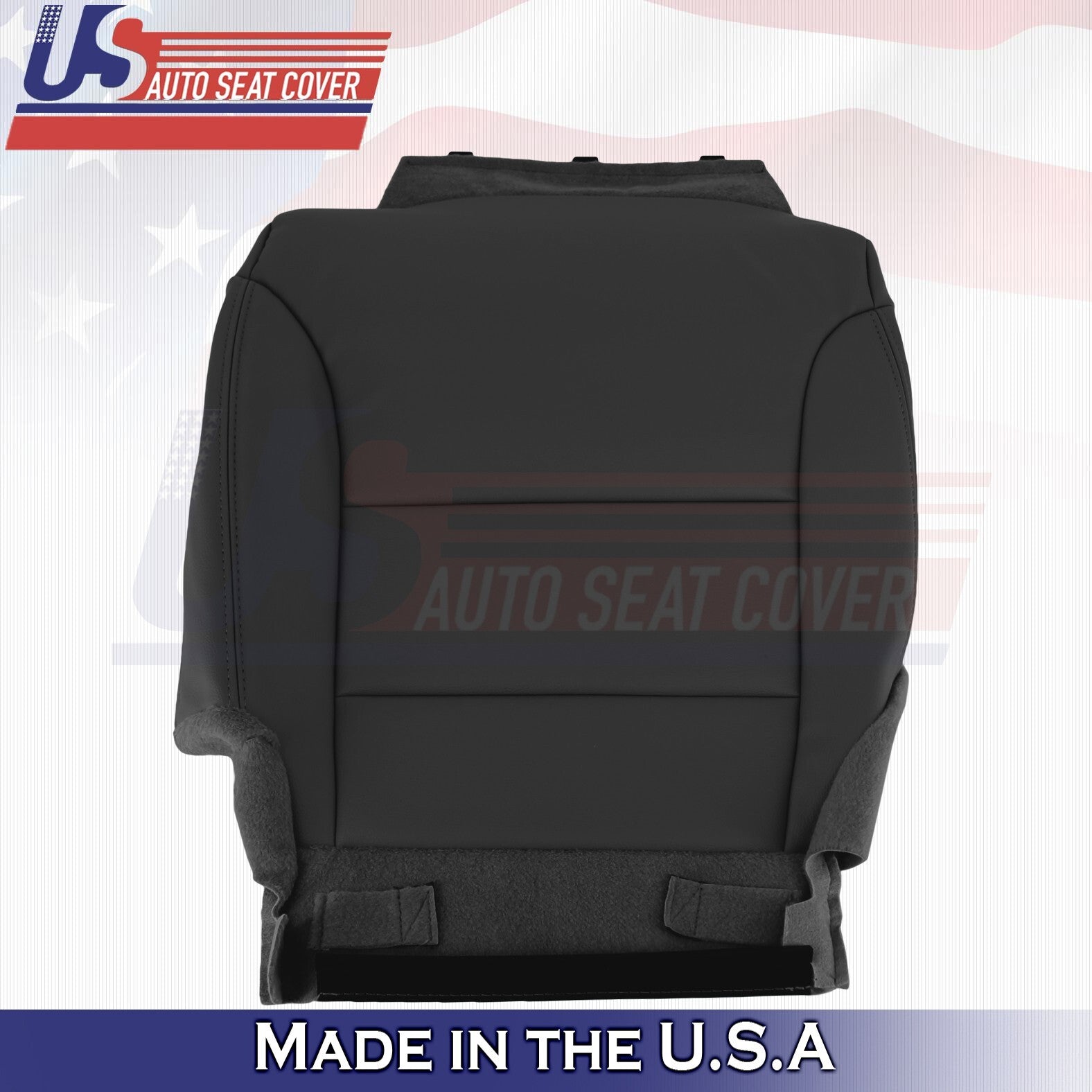 2012 to 2015 For Honda CR-V Driver & Passenger Bottom Leather Seat Covers Black
