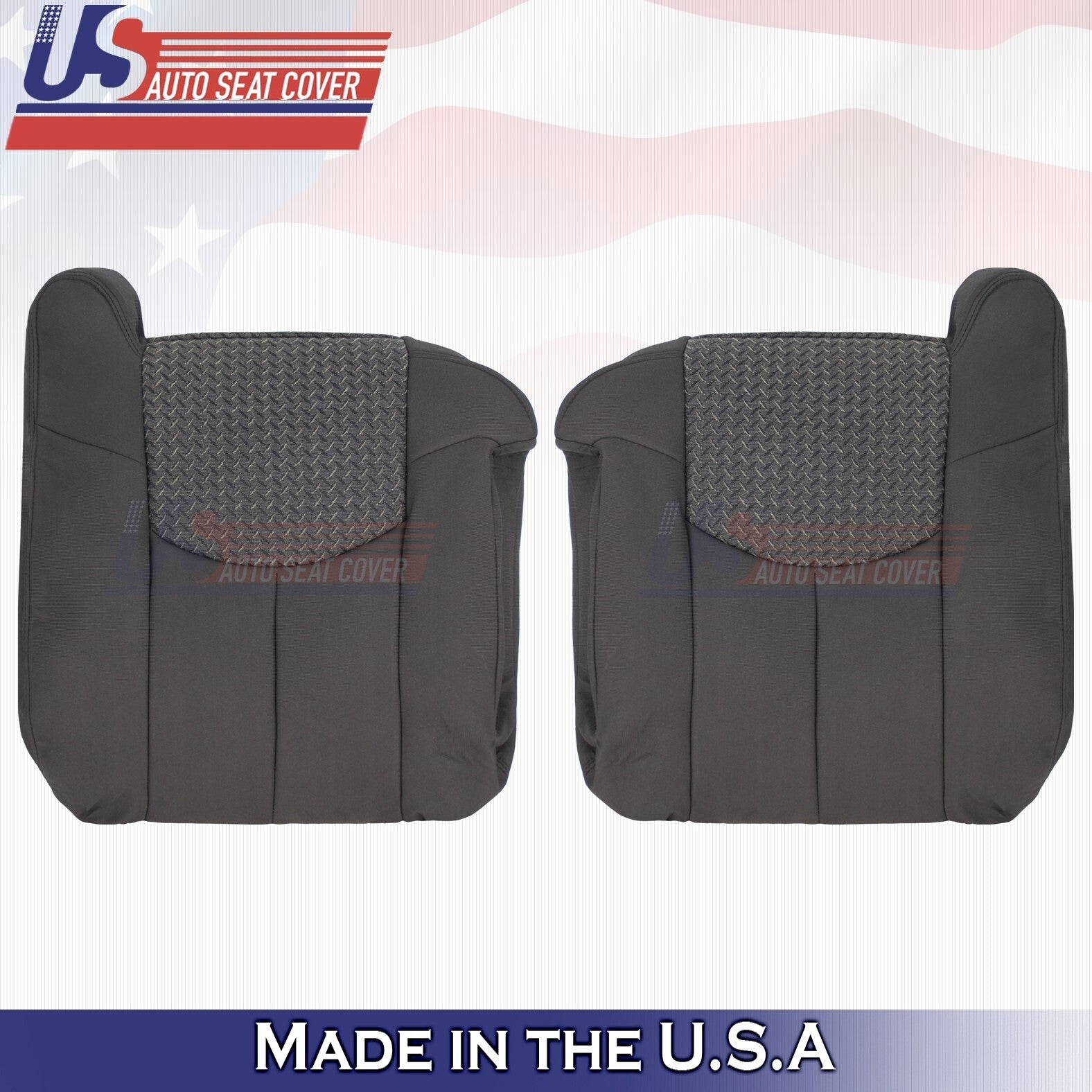 2002 FOR Chevy Avalanche Driver & Passenger Tops Cloth Cover Dark Gray