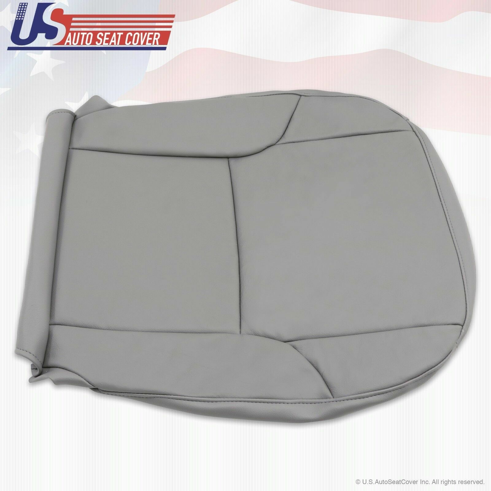 Passenger Lower Bottom Leather Seat Cover Gray Fits 2003-2009 Toyota 4Runner