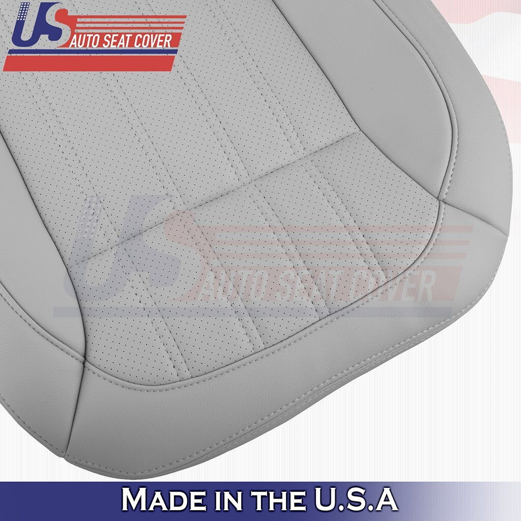 2016-2018 Mercedes Benz GLE550 GLE550E Driver Bottom Perforated Vinyl Cover Gray